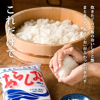 らきお　20キロ Amazon.co.jp: あらしお株式会社 あらしお 20kg 1袋 塩 粗塩